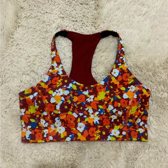 Outdoor Voices Other - outdoor voices women medium paprika blooms sports bra padded racerback floral